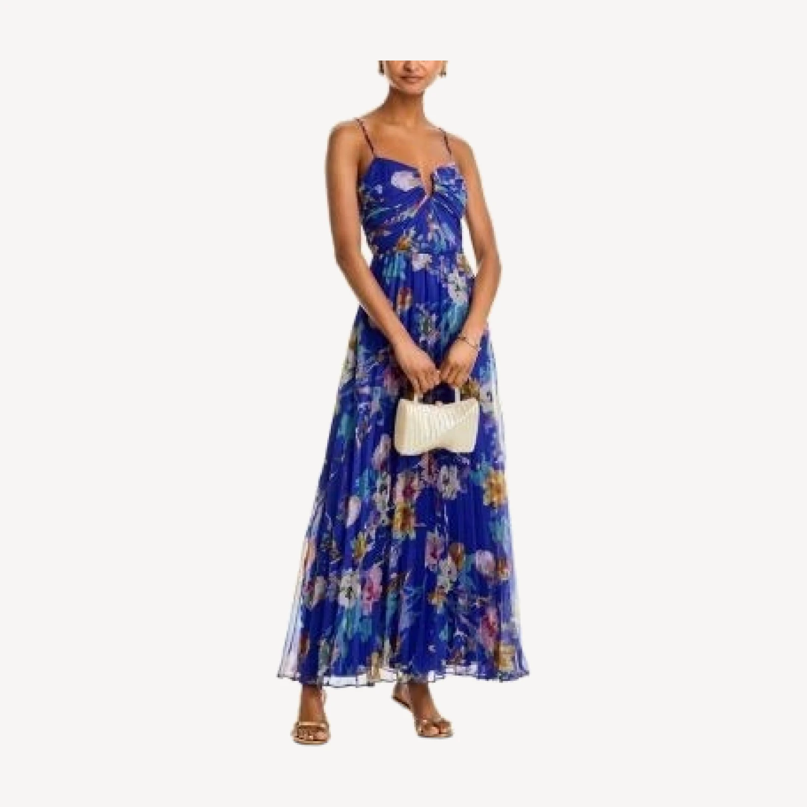 Aqua Watercolor Guest of Maxi Dress - Exclusive