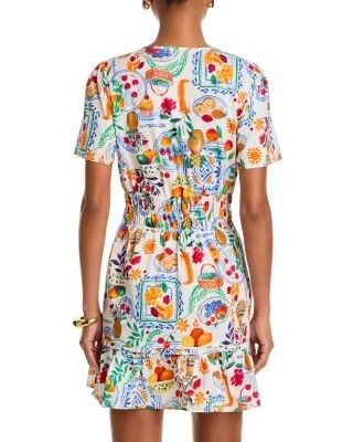 Aqua Picnic Shirt Dress - Exclusive