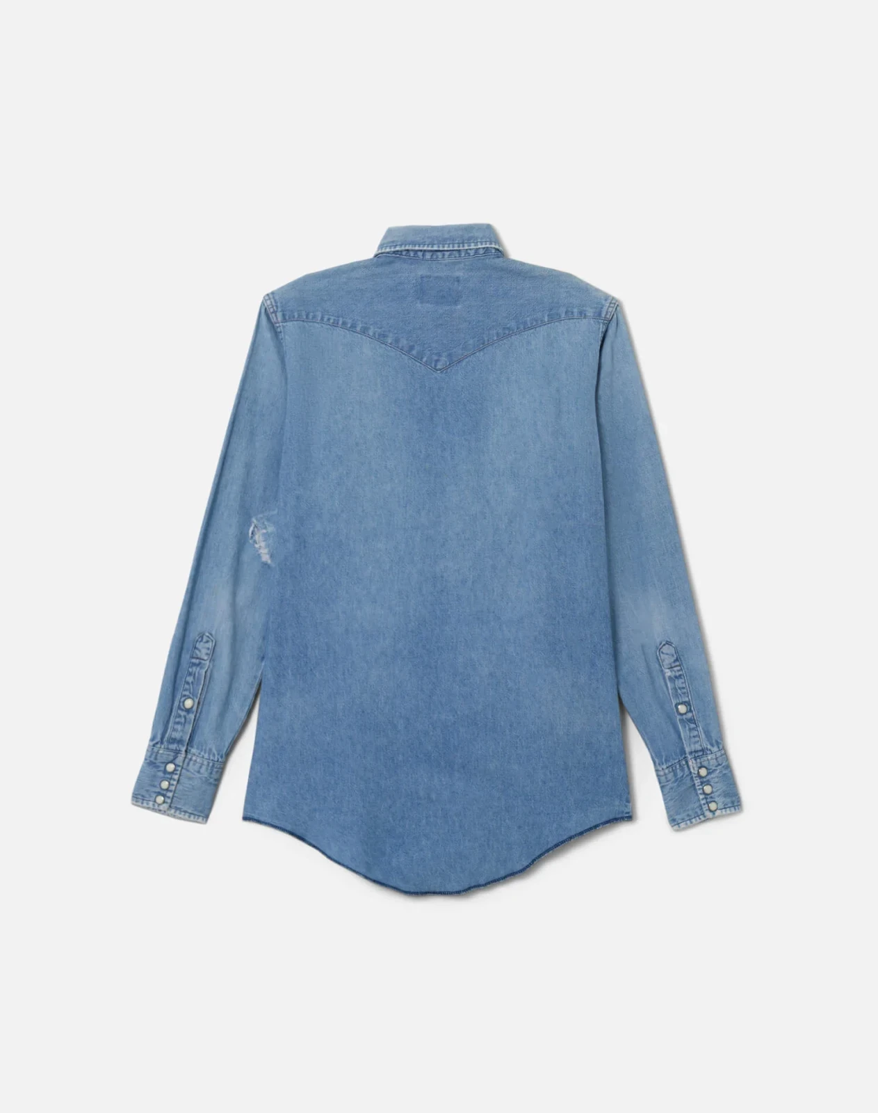 70s Wrangler Pearl Snap Denim Shirt