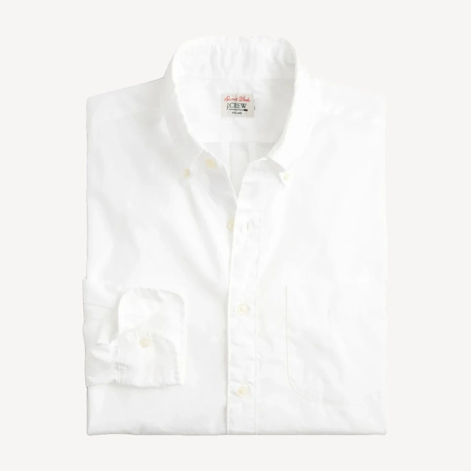 Secret Wash cotton poplin shirt