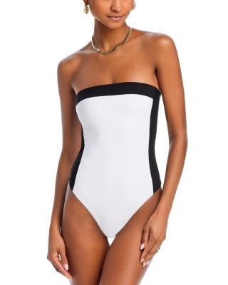Aqua Strapless One Piece Swimsuit - Exclusive