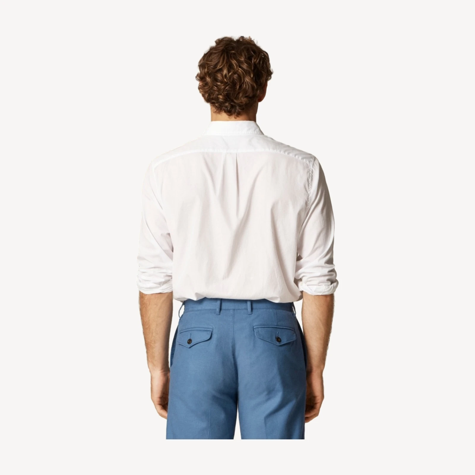 Secret Wash cotton poplin shirt