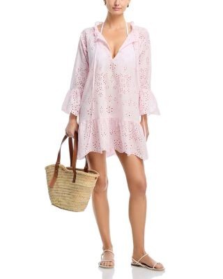Aqua Embroidered Cover-Up Dress - Exclusive