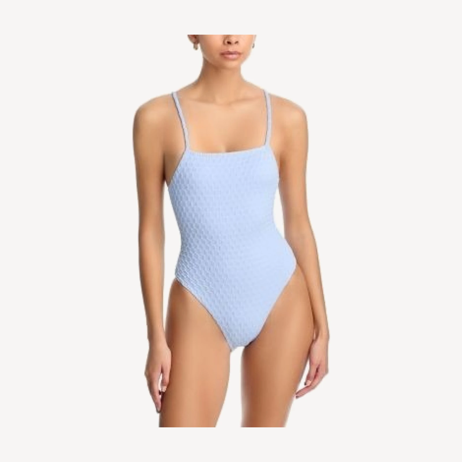 Aqua Swim Textured One Piece Swimsuit - Exclusive