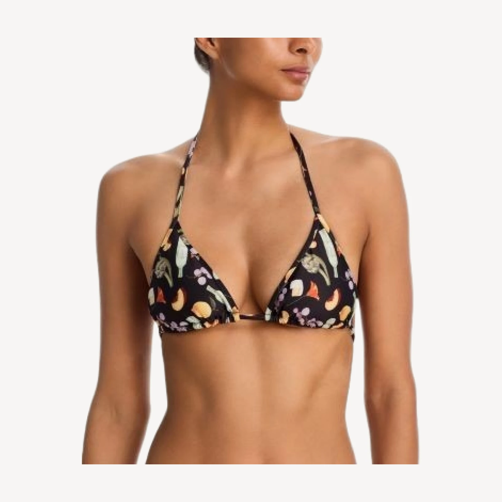 Aqua x Lisa Says Gah Printed Bikini Top - Exclusive