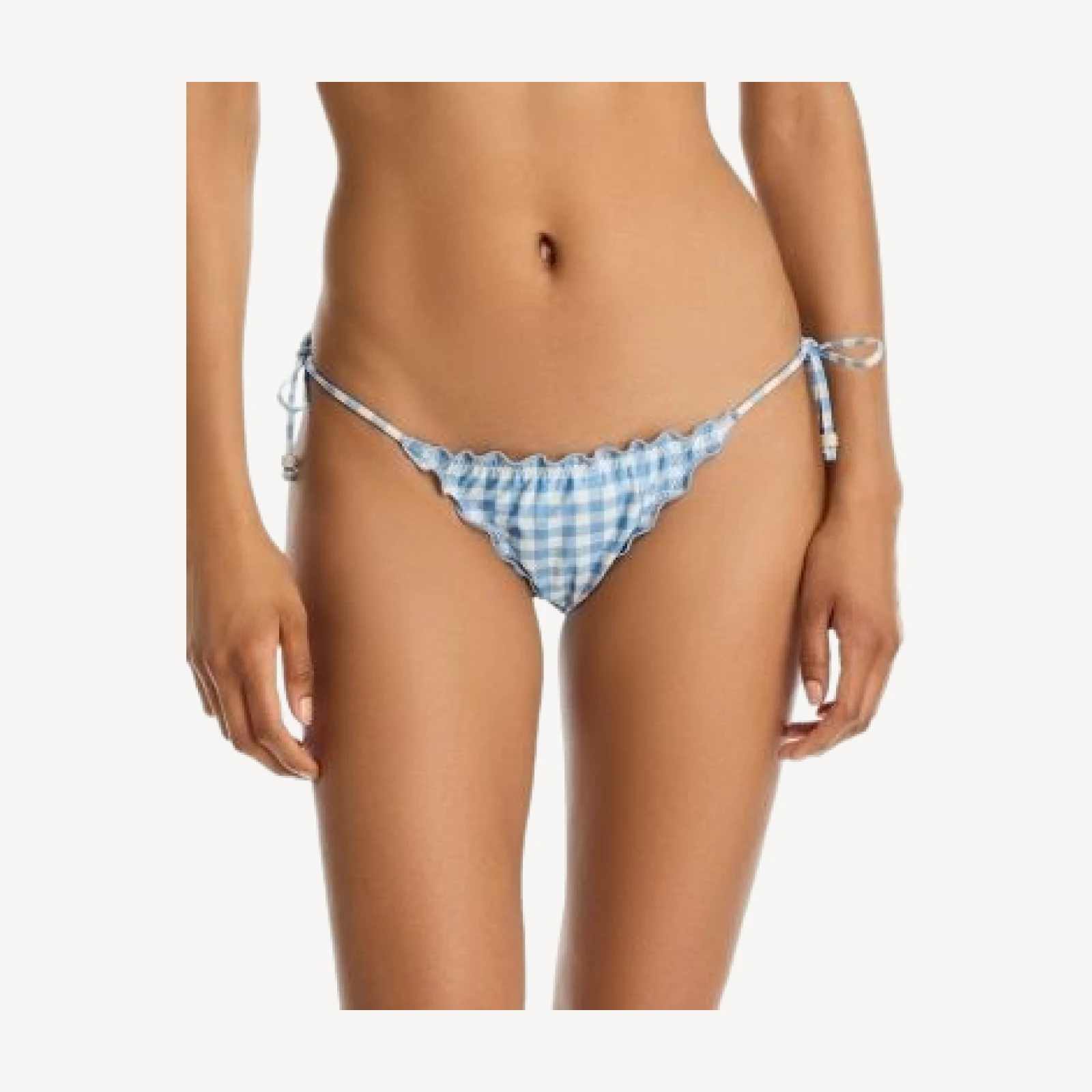 Aqua x Lisa Says Gah Ruffle Side Tie Bikini Bottom - Exclusive