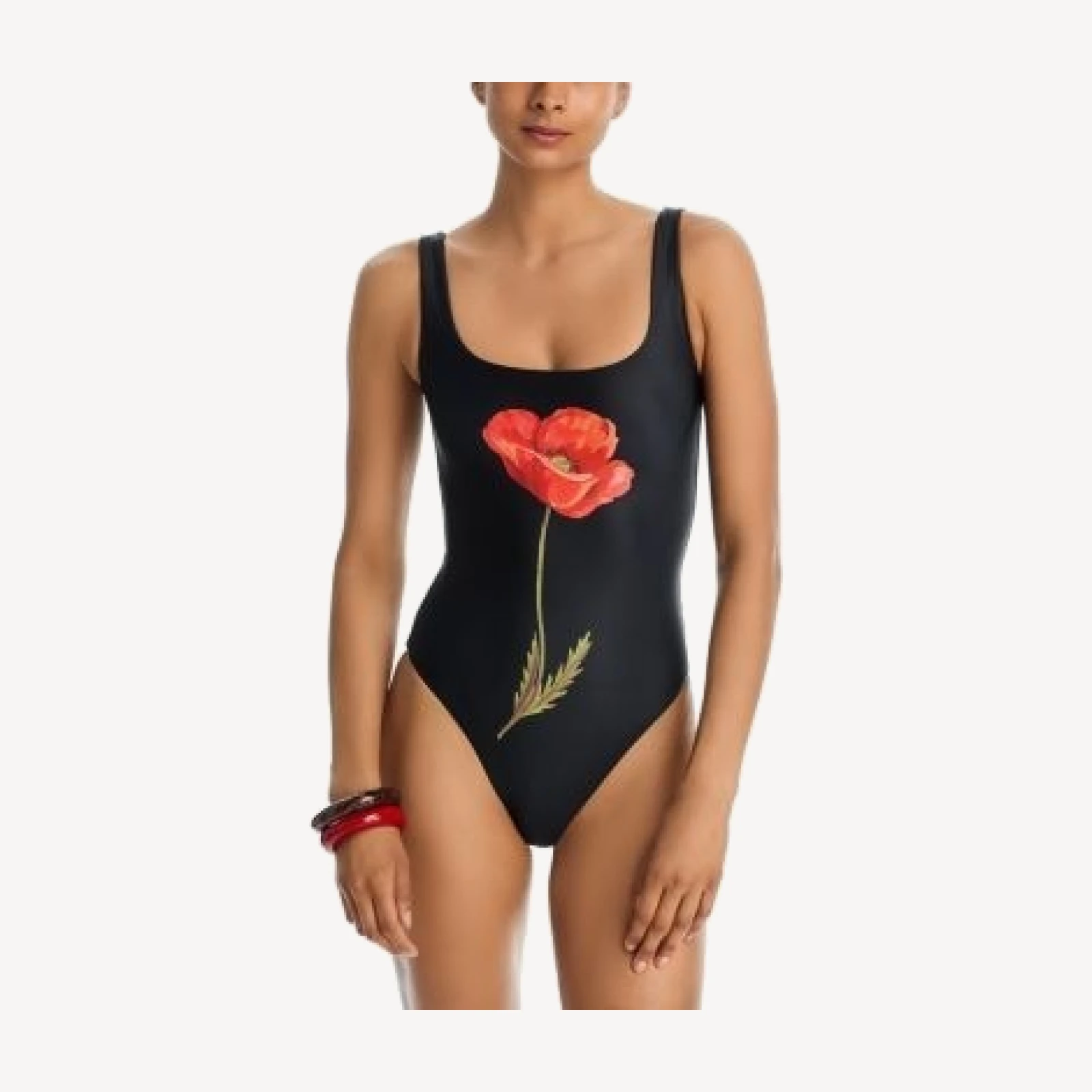 Aqua x Lisa Says Gah Printed One Piece Swimsuit - Exclusive