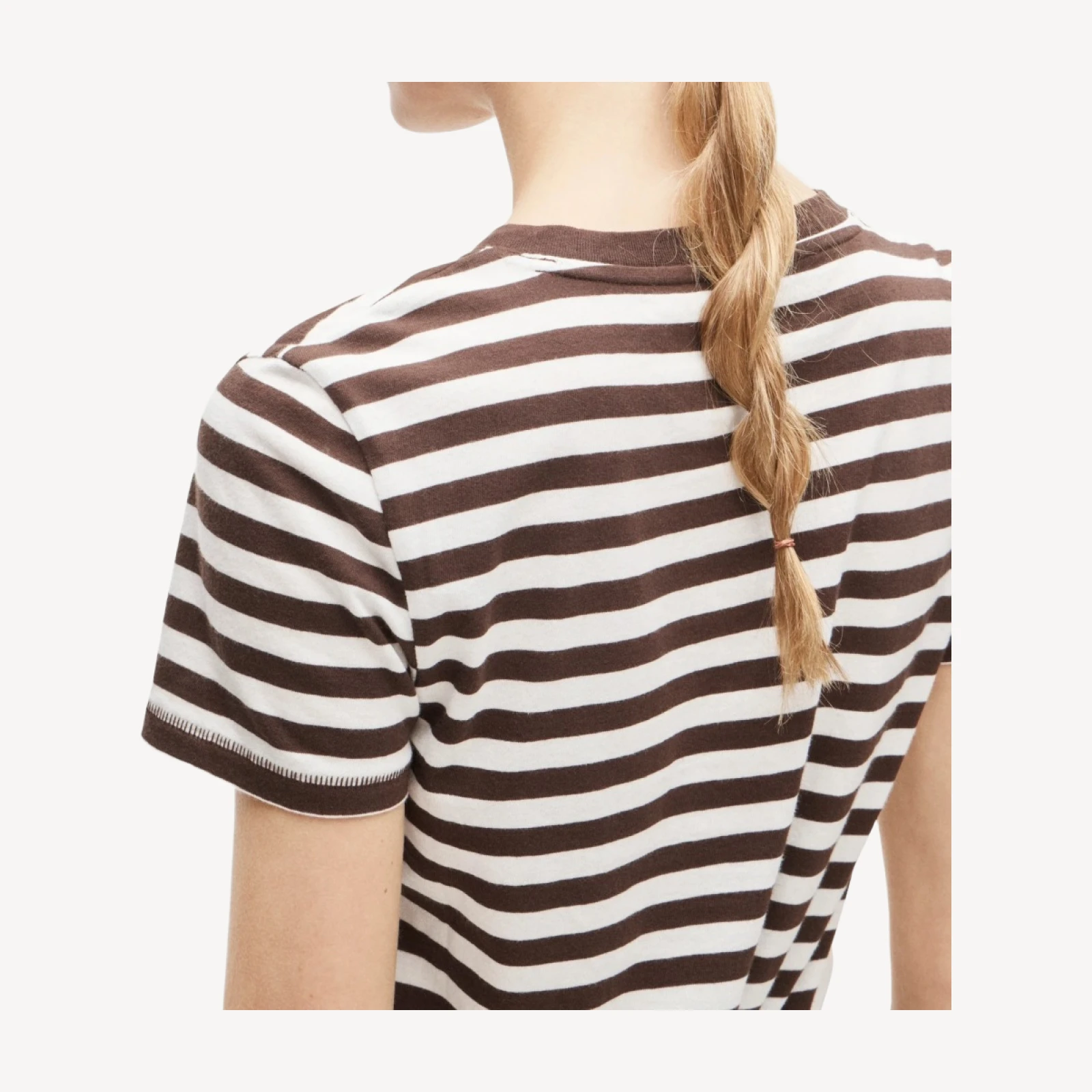Vintage jersey classic-fit crewneck T-shirt in stripe