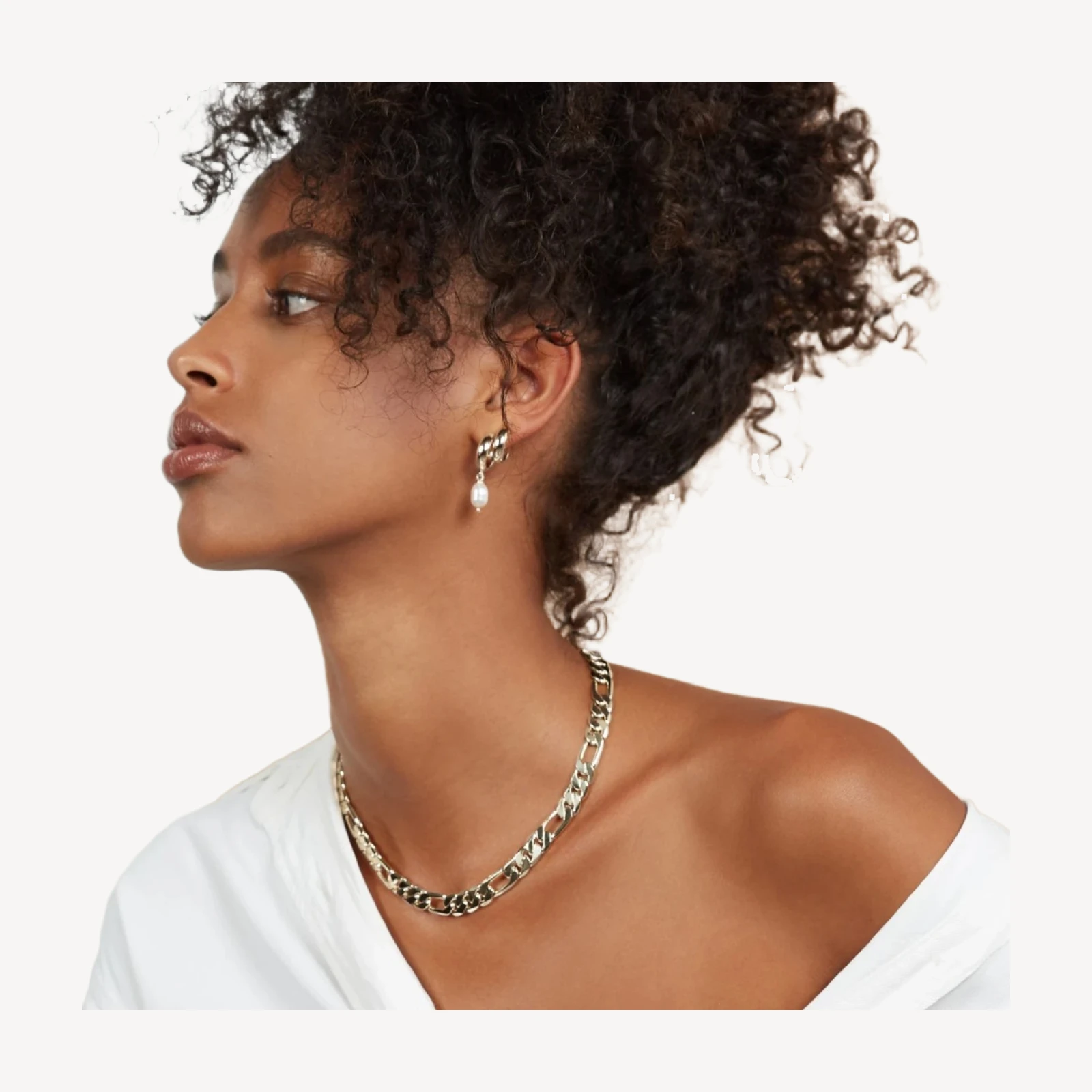 Lady Grey large Figaro necklace