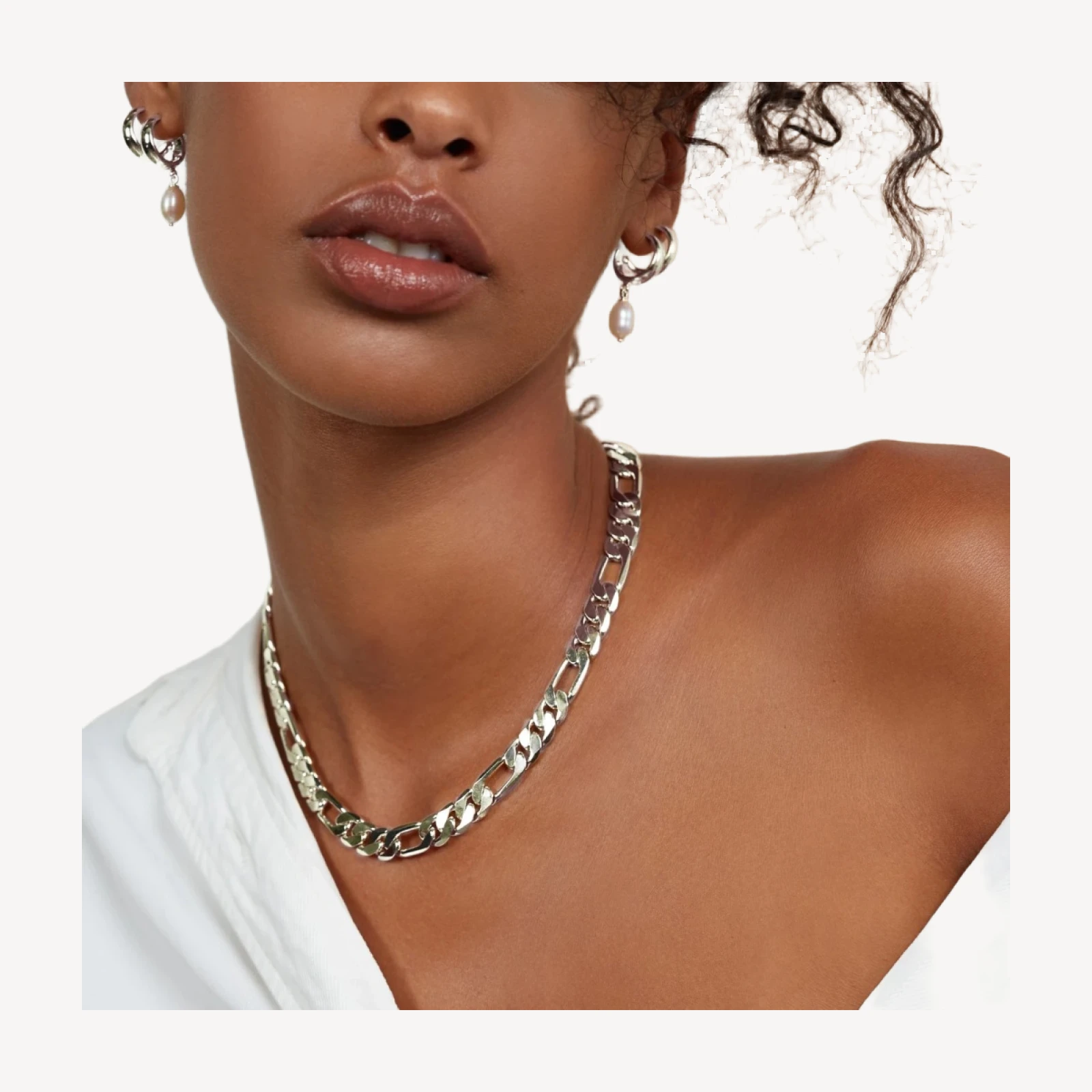 Lady Grey large Figaro necklace