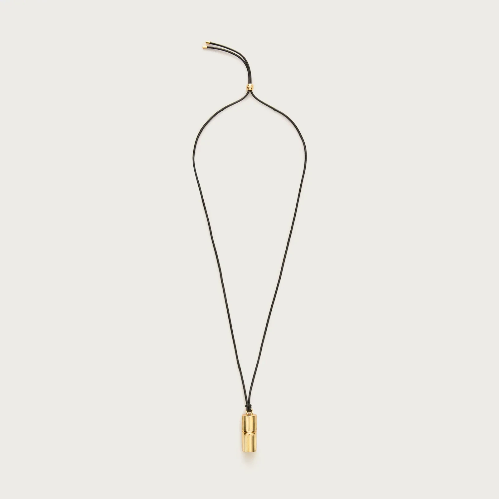 Lipstick case pendant necklace