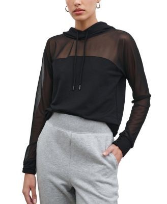 Marcella Park Sheer Hoodie