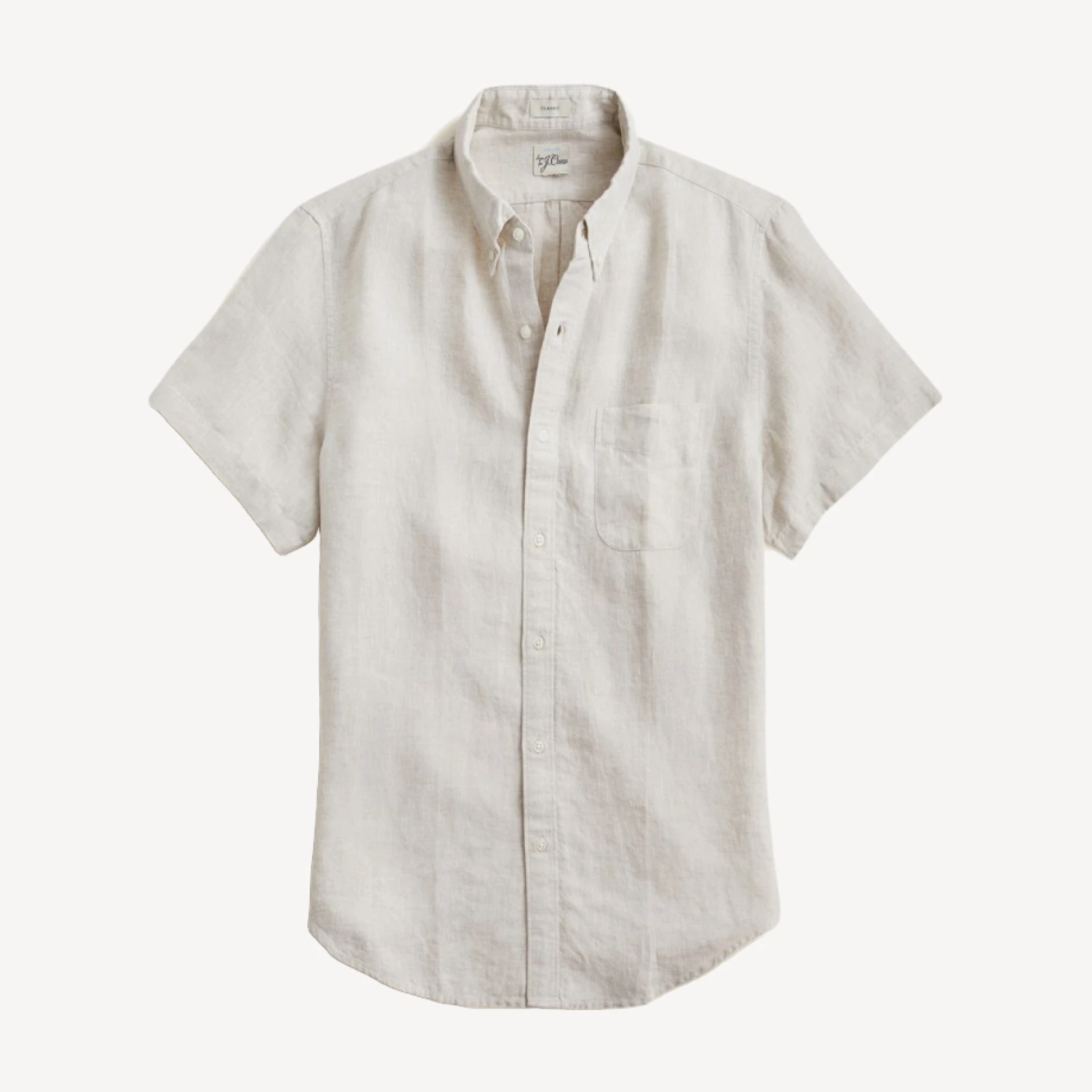 Short-sleeve Baird McNutt Irish linen shirt