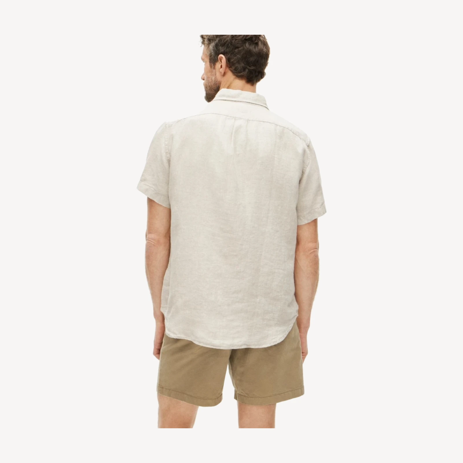 Short-sleeve Baird McNutt Irish linen shirt