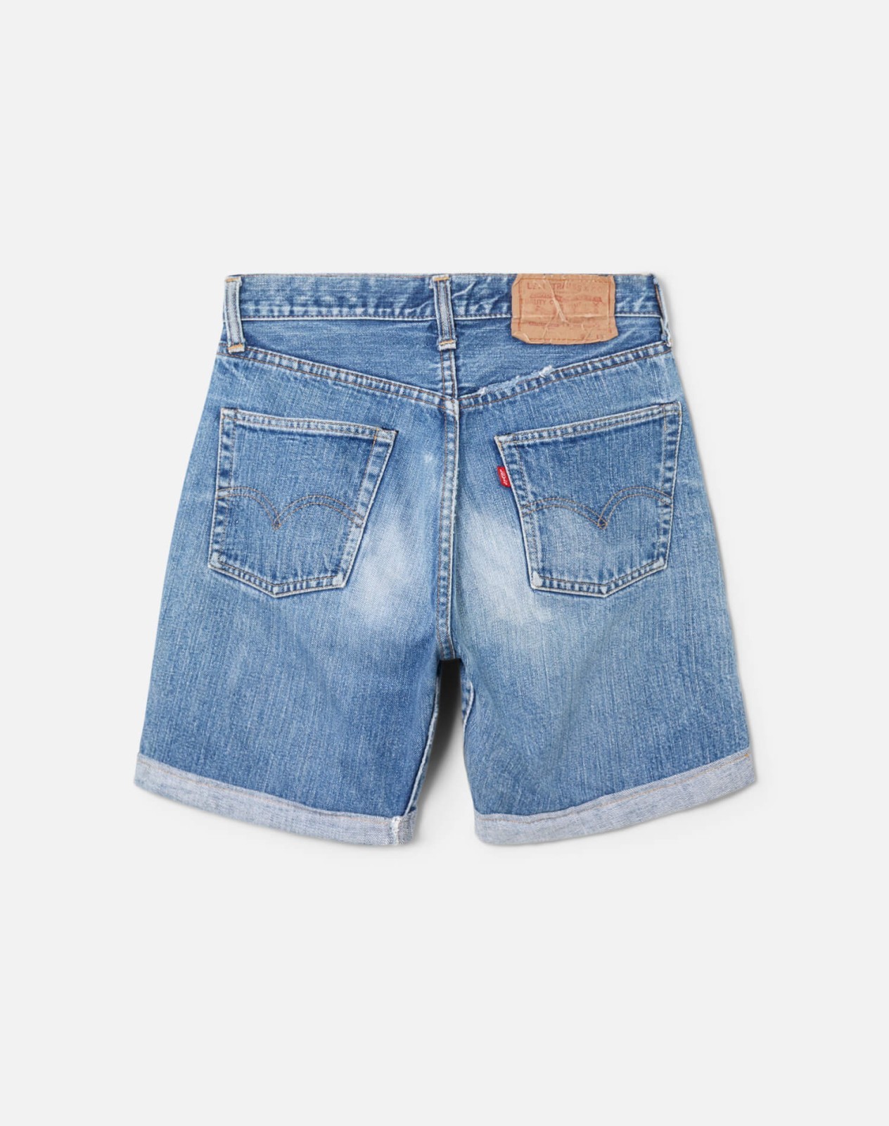 70s Single Stitch Selvedge Bar Tack Levi's 501Shorts -#22
