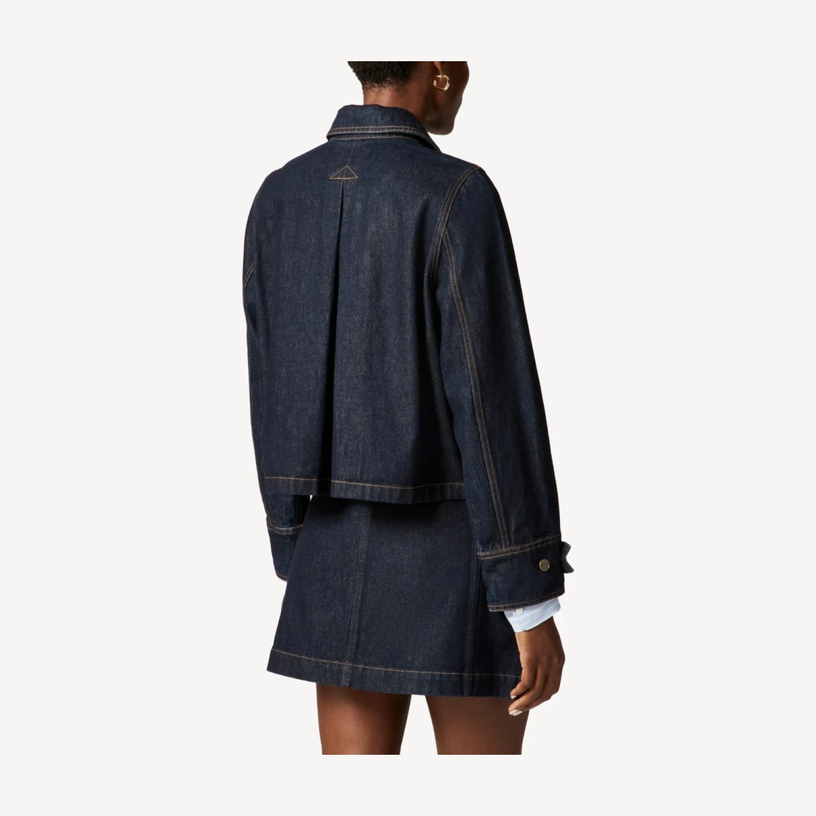 Women's cropped Barn Jacket™ in denim