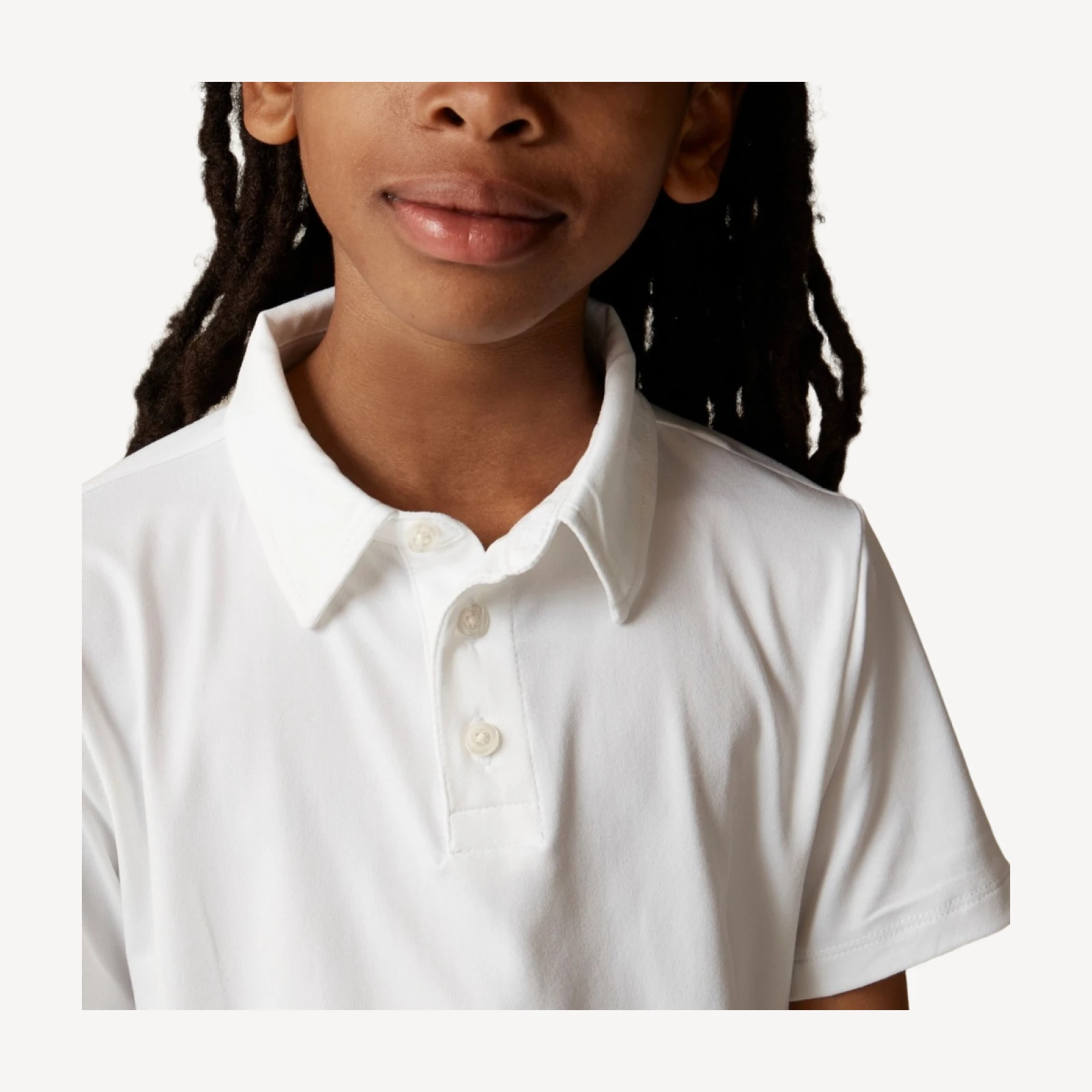 Kids' short-sleeve performance polo shirt
