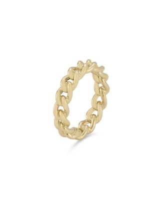 Bloomingdale's Fine Collection Curb Chain Ring in 14K Yellow Gold