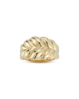 Bloomingdale's Fine Collection Bold Woven Style Ring in 14K Yellow Gold