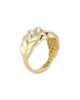 Bloomingdale's Fine Collection Bold Woven Style Ring in 14K Yellow Gold