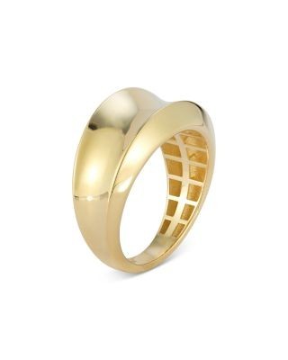 Bloomingdale's Fine Collection Polished Concave Statement Ring in 14K Yellow Gold