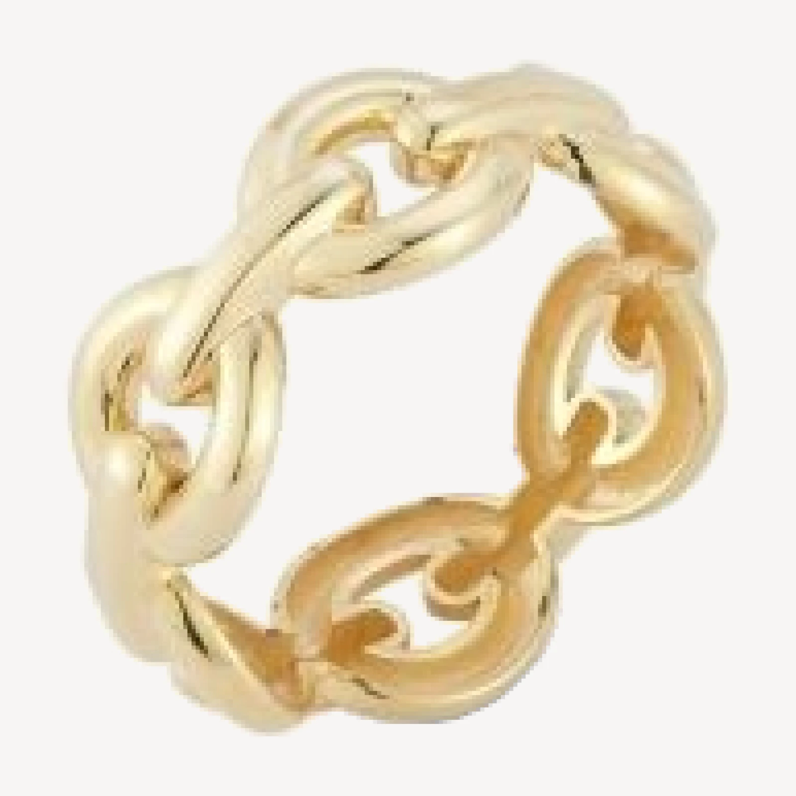 Bloomingdale's Fine Collection Bold Polished Gold Link Ring in 14K Yellow Gold