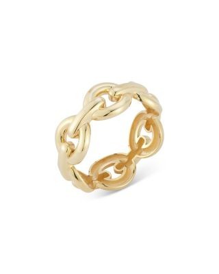 Bloomingdale's Fine Collection Bold Polished Gold Link Ring in 14K Yellow Gold
