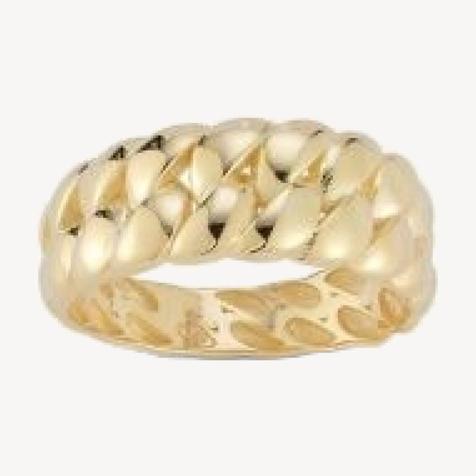 Bloomingdale's Fine Collection Bold Curb Link Band in 14K Yellow Gold