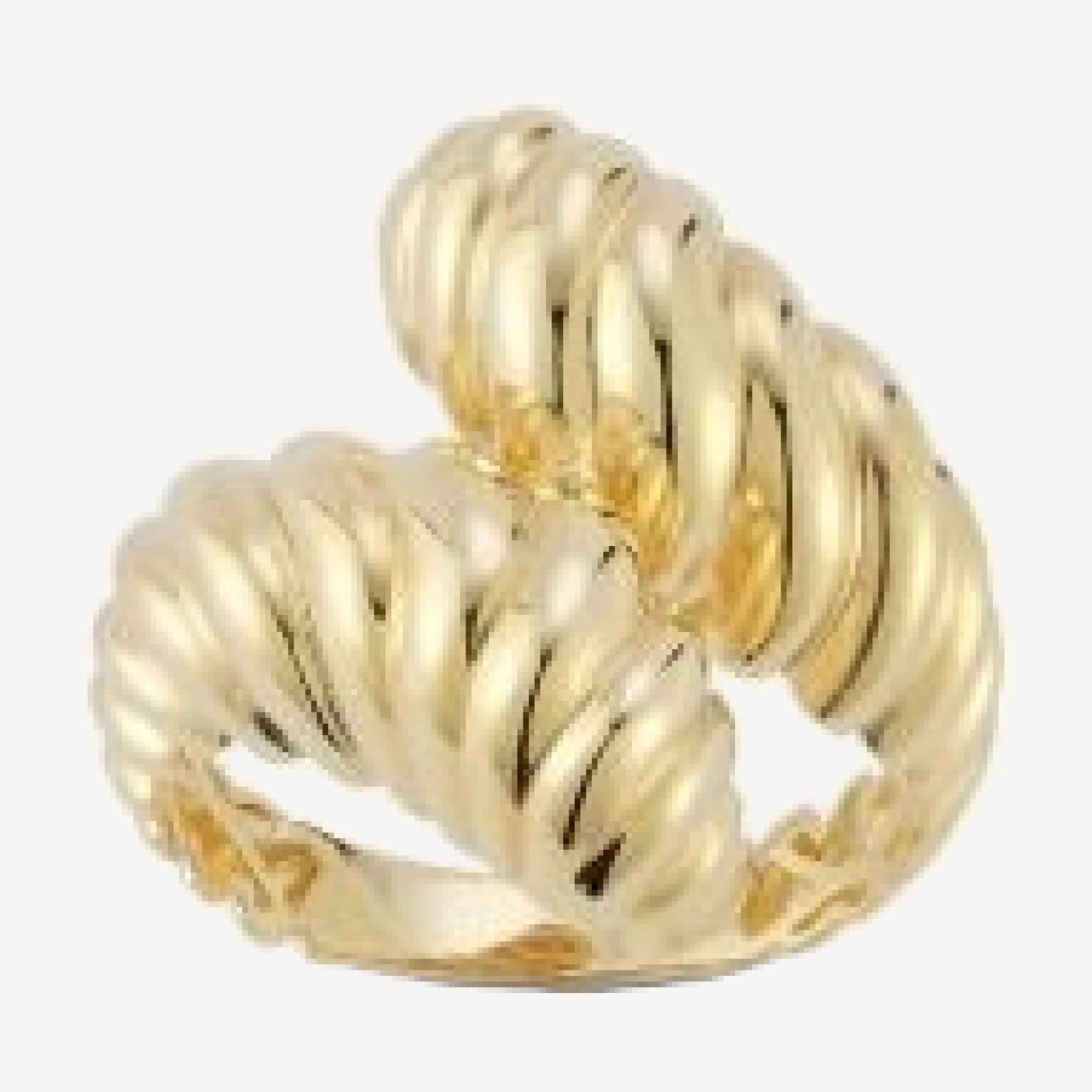 Bloomingdale's Fine Collection Bold Ridge Bypass Ring in 14K Yellow Gold