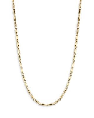Bloomingdale's Fine Collection Long Link Collar Necklace in 14K Yellow Gold, 18