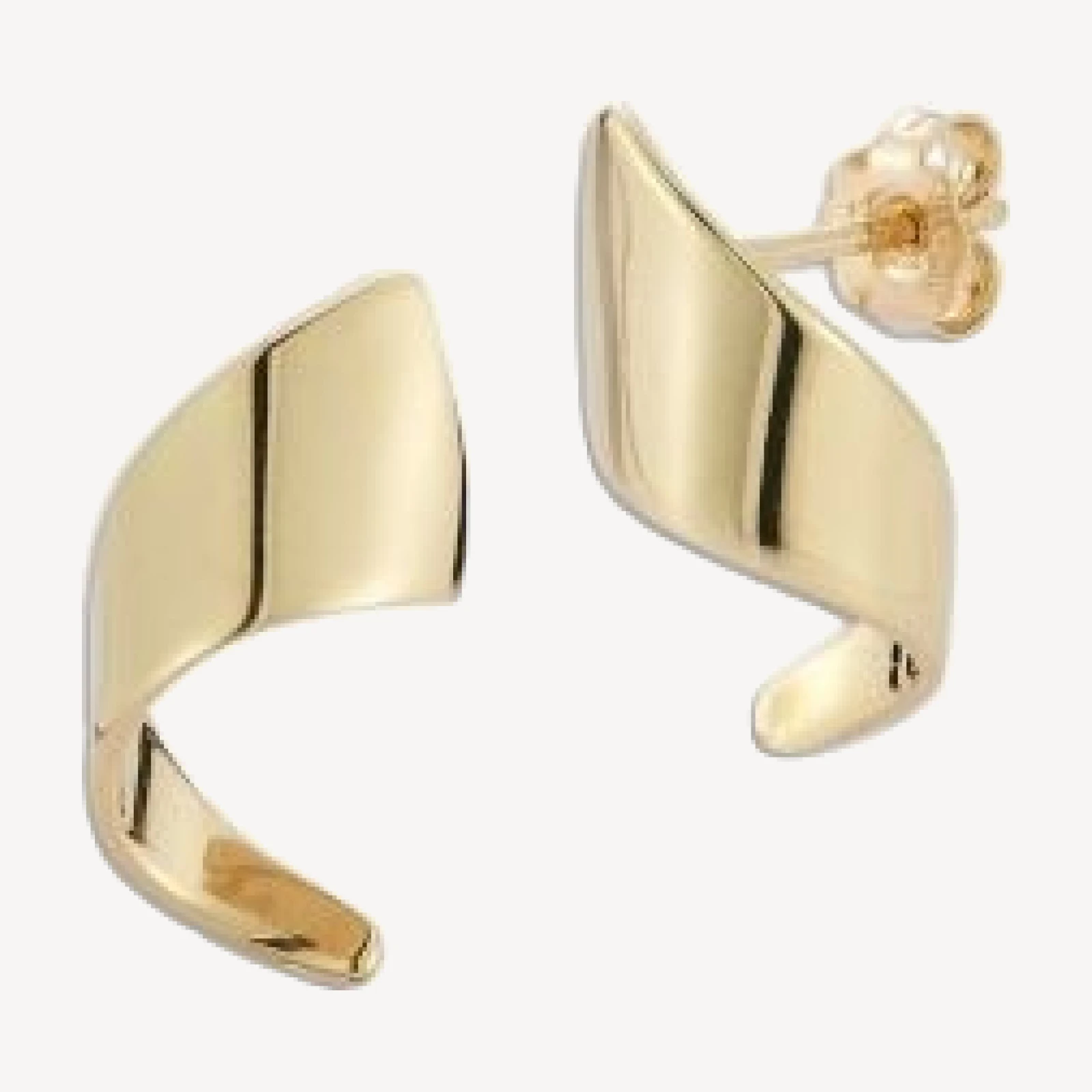 Bloomingdale's Fine Collection 14K Yellow Gold Swirl Stud Earrings