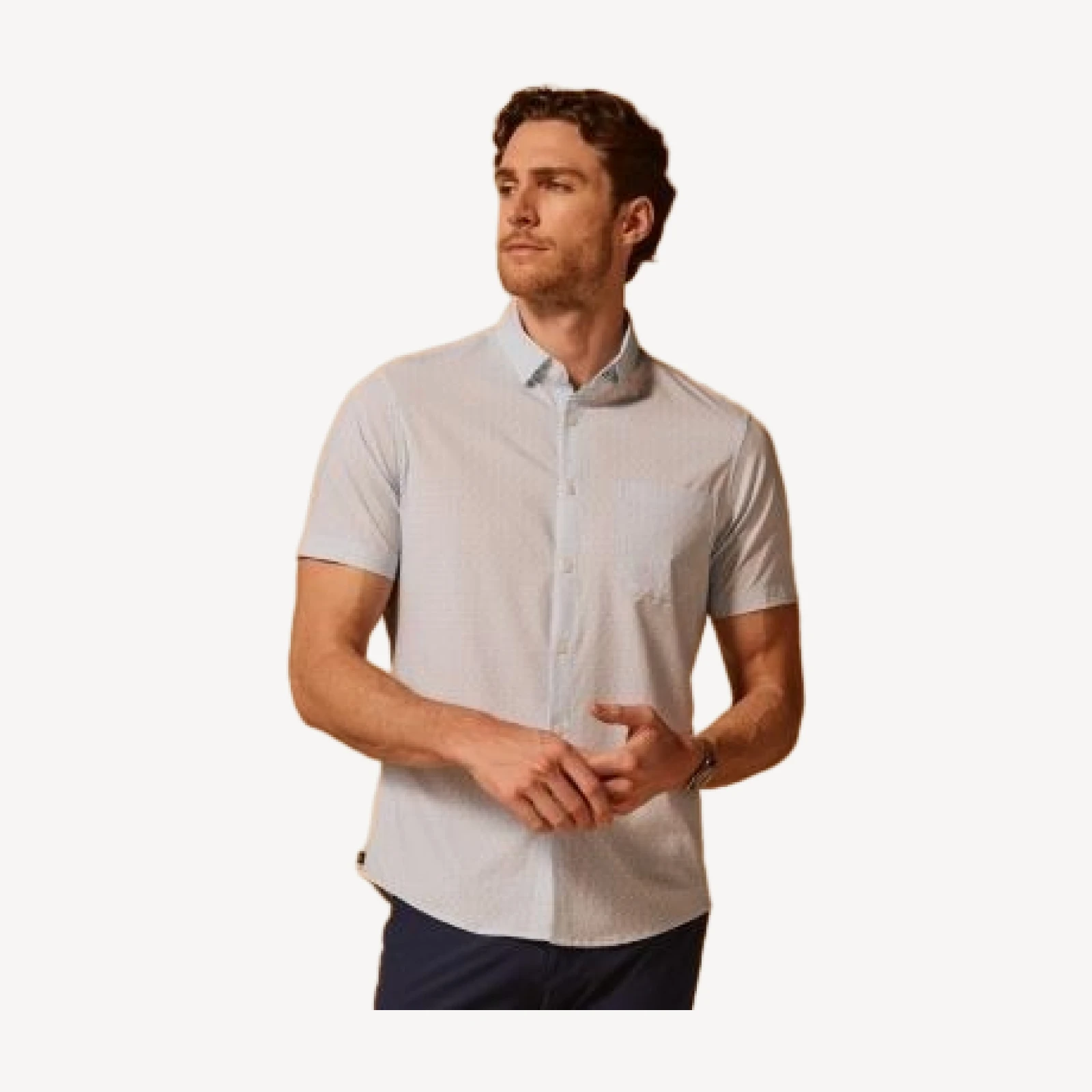 Mizzen+Main Leeward Short Sleeve Dress Shirt