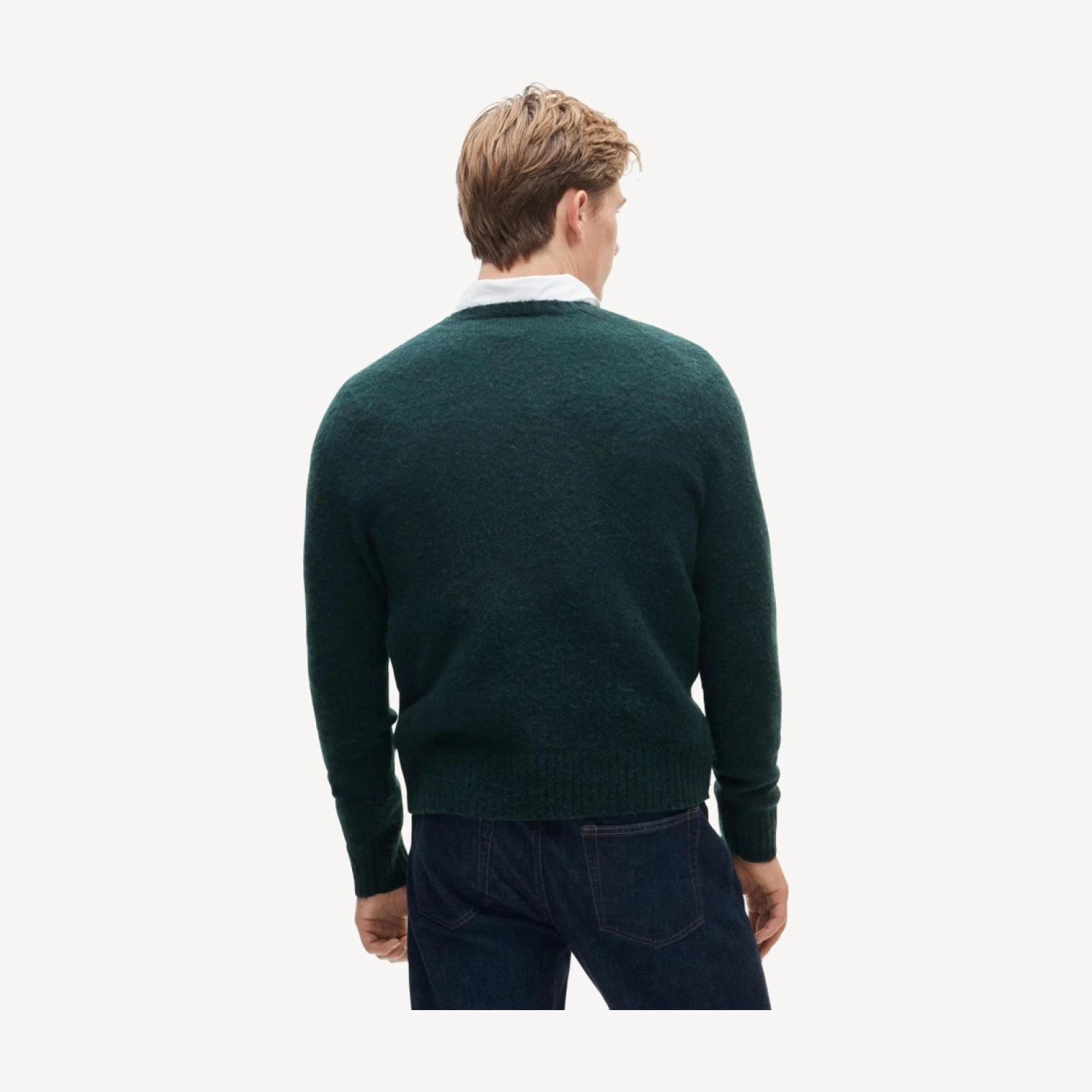 '47 x J.Crew brushed wool Michigan State sweater
