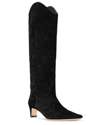 Staud Women's Western Wally Suede Tall Boots