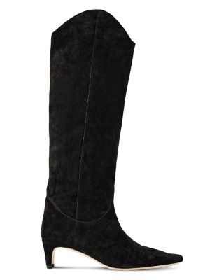 Staud Women's Western Wally Suede Tall Boots