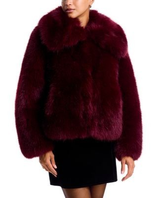 Aqua Faux Fur Collar Jacket - Exclusive