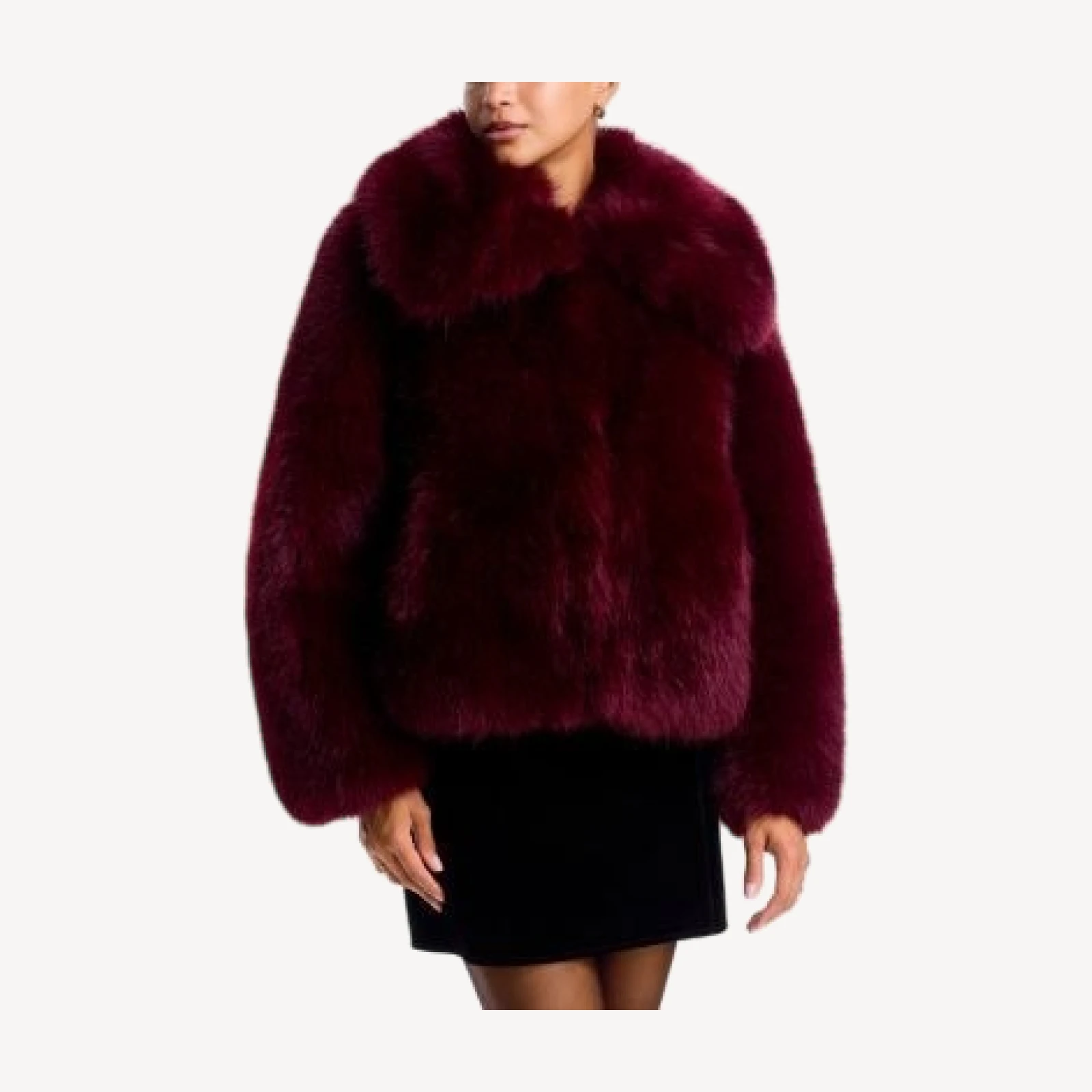 Aqua Faux Fur Collar Jacket - Exclusive