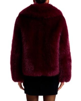 Aqua Faux Fur Collar Jacket - Exclusive