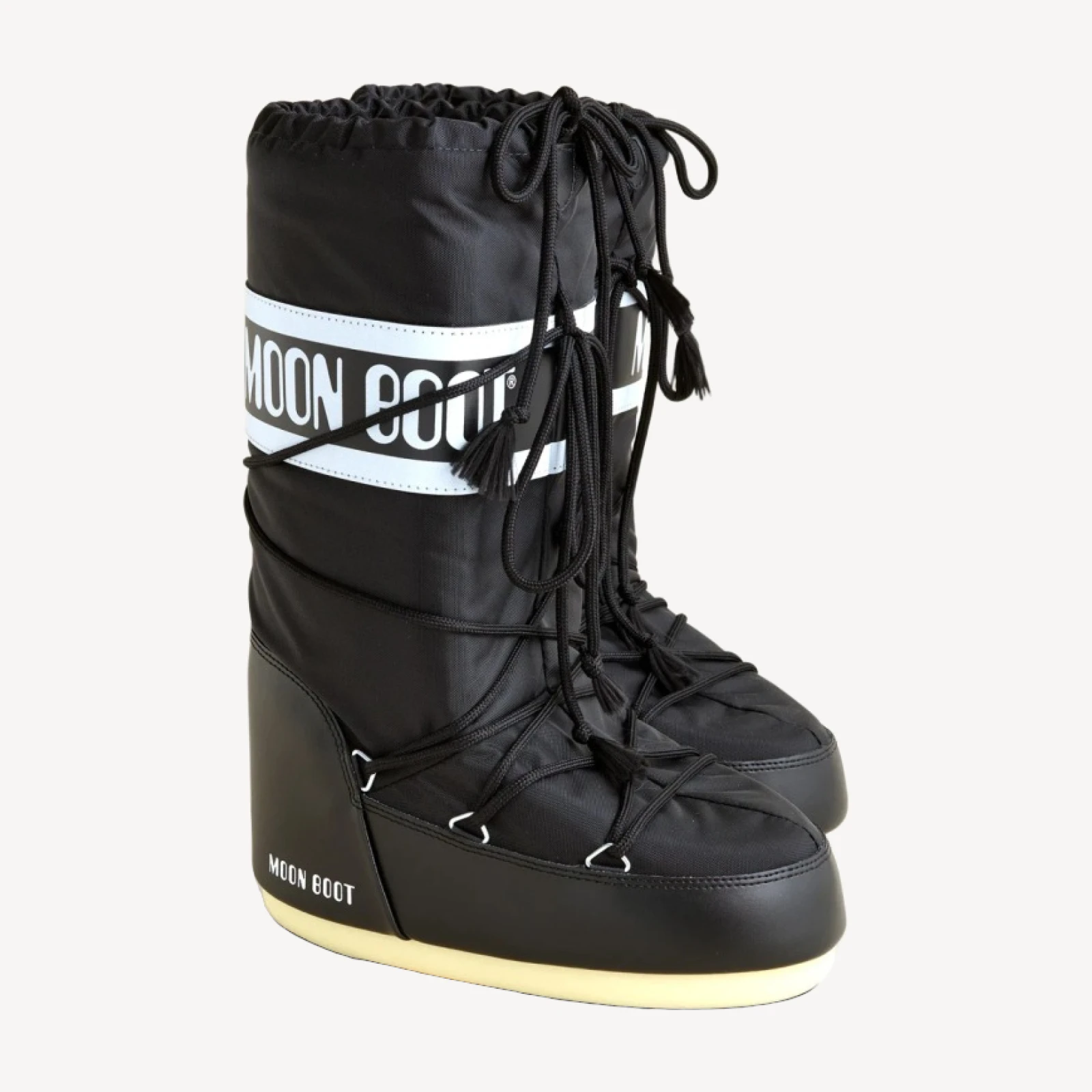 Moon Boot® women's icon black nylon boots