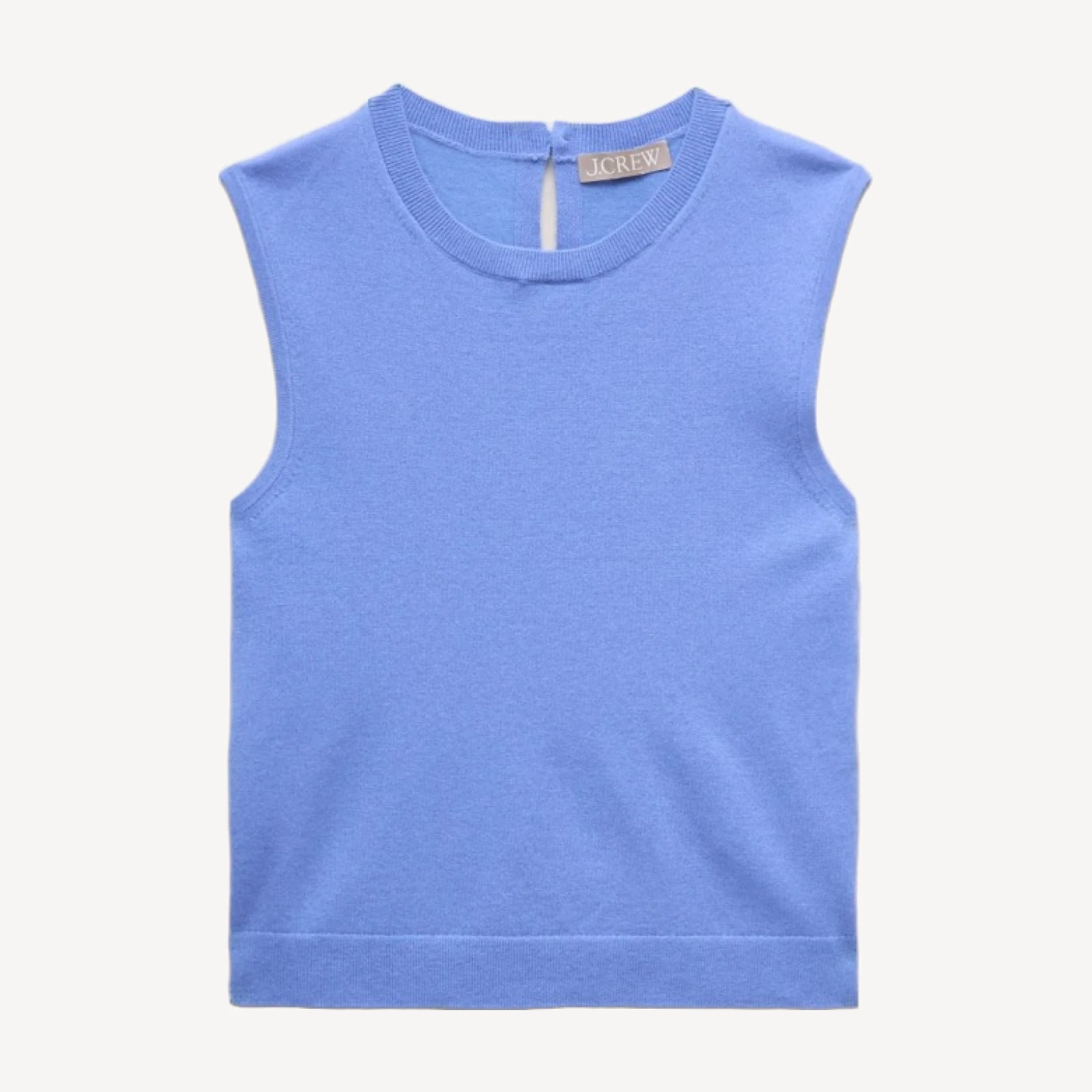 Featherweight cashmere-blend cropped sweater shell
