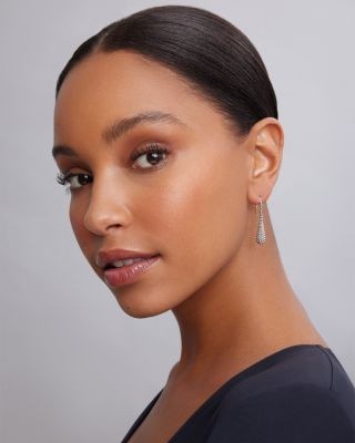 Lagos Sterling Silver Caviar Tear Drop Earrings