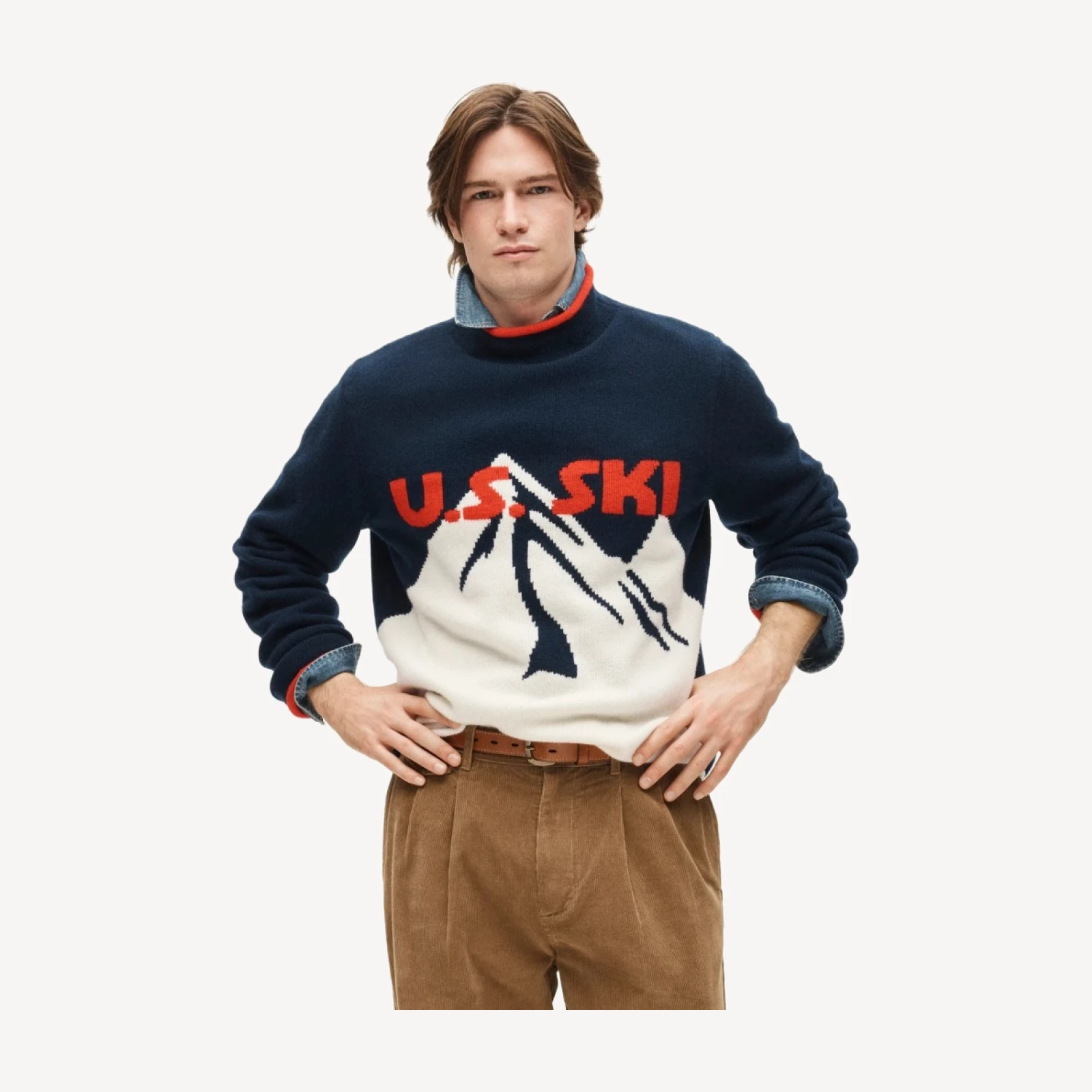 U.S. Ski & Snowboard by J.Crew Alps Rollneck™ sweater in wool