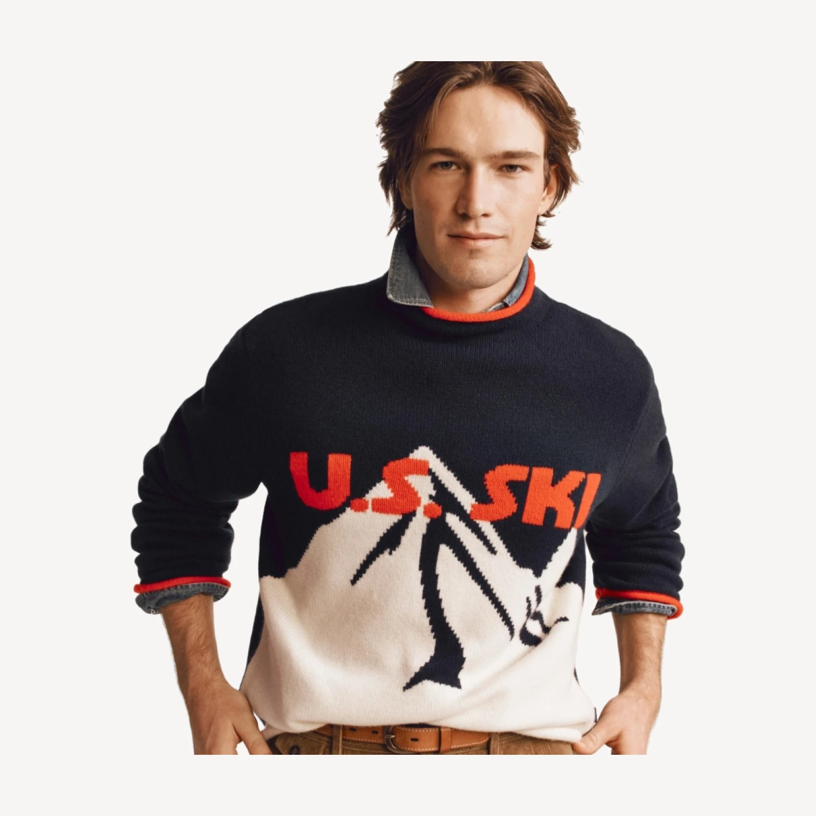 U.S. Ski & Snowboard by J.Crew Alps Rollneck™ sweater in wool
