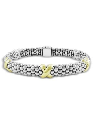 Lagos 18K Yellow Gold & Sterling Silver Embrace Bracelet