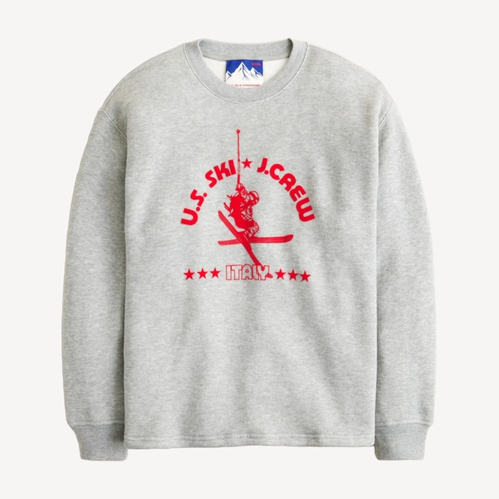 U.S. Ski & Snowboard by J.Crew heritage terry graphic crewneck sweatshirt