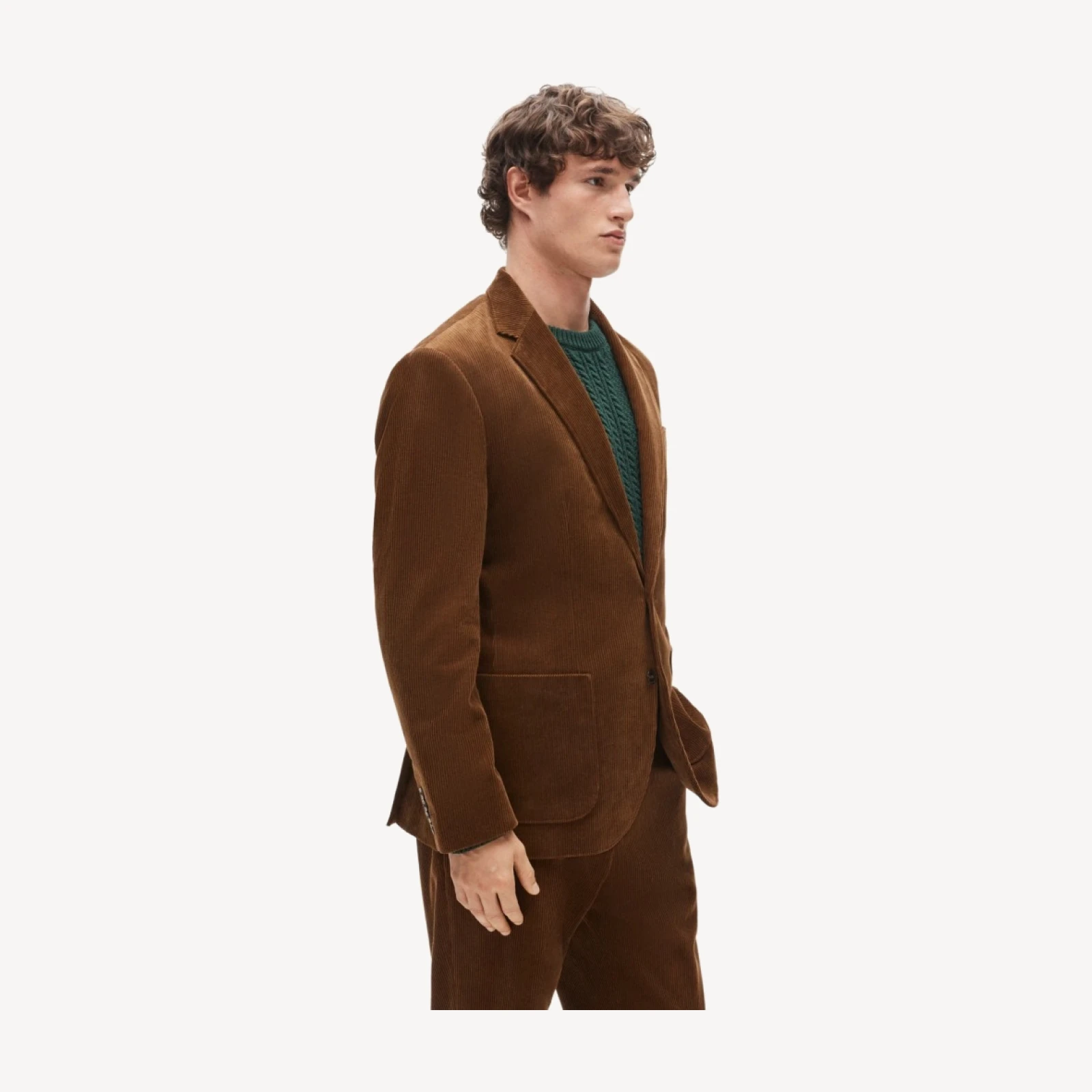 Crosby Classic-fit suit jacket in Italian corduroy