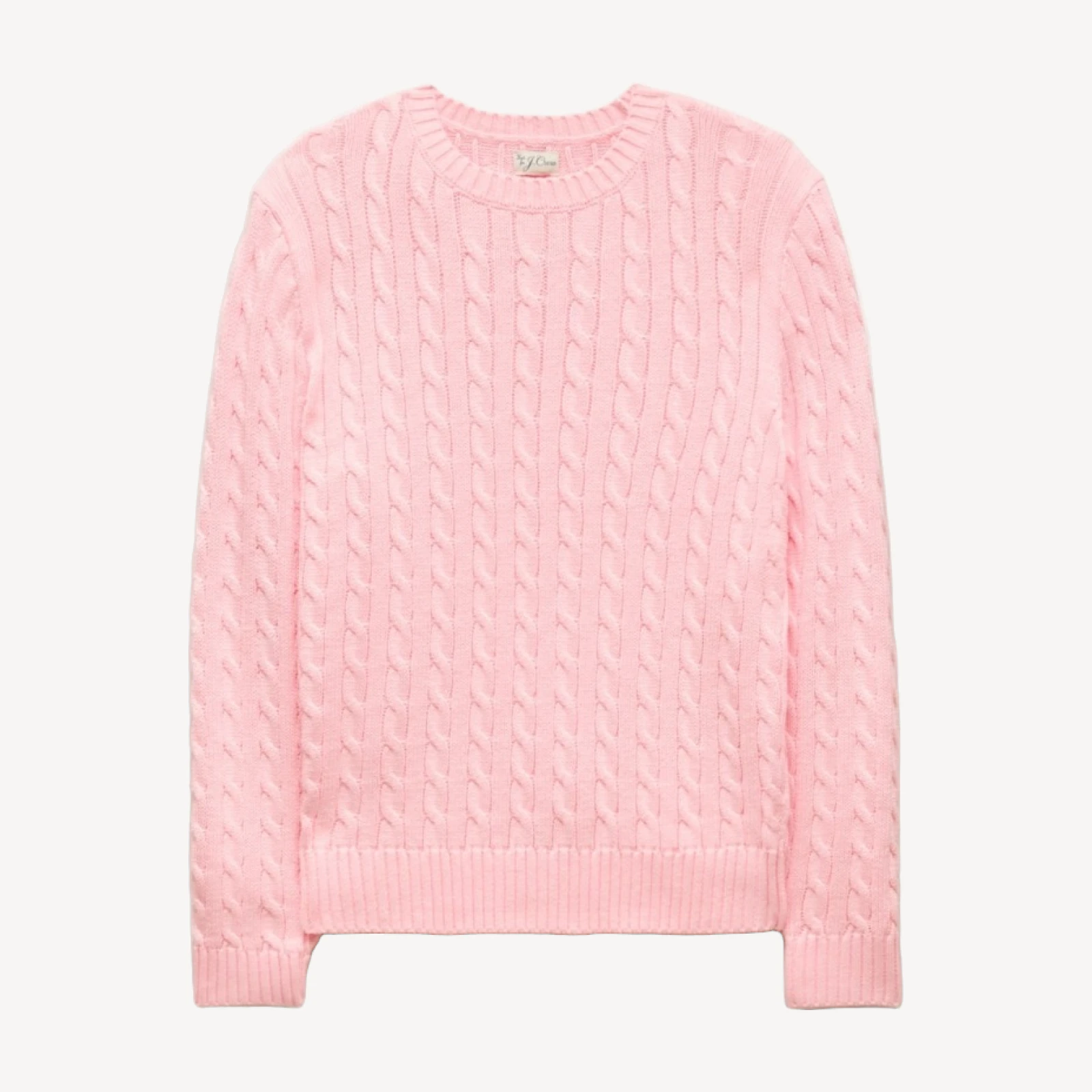 Heritage cotton cable-knit sweater