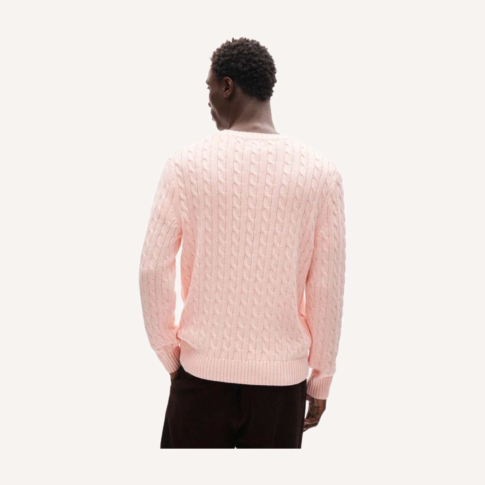 Heritage cotton cable-knit sweater