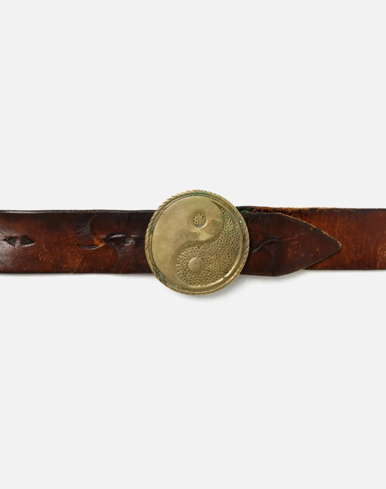 RE/DONE Vintage | 70s Yin Yang Brass Belt | Vintage Belts