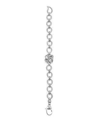 Lagos Sterling Silver Love Knot Link Bracelet